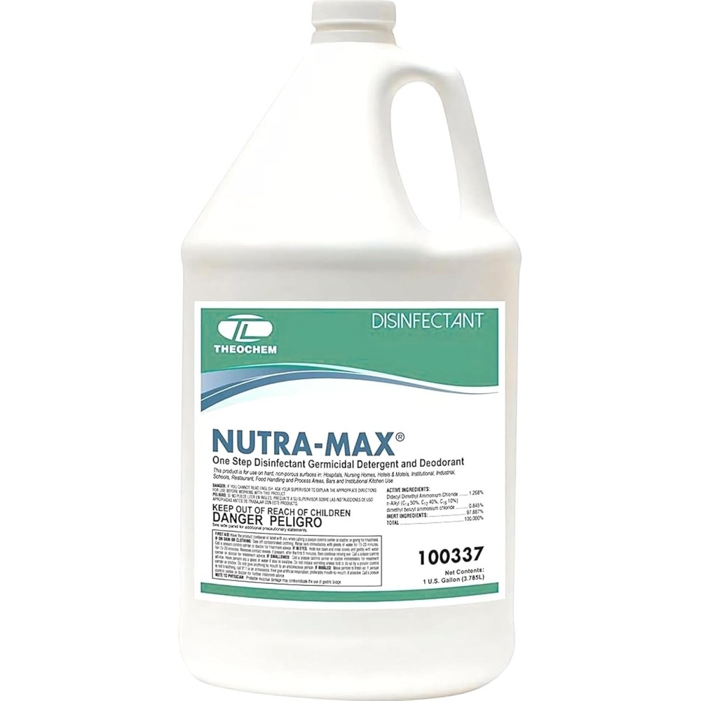 Nutra-Max Hospital Grade Disinfectant Theochem 1 Gallon Concentrate EPA List N G